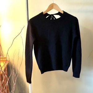 LAST CHANCE 😘 Wilfred Backless Sweater w Bow